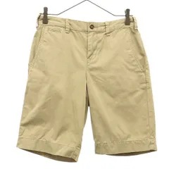 POLO RALPH LAUREN ポロラルフローレン 刺繍 チノショートパンツ 0 ブラウン メンズ 古着