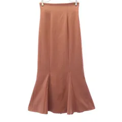 SNIDEL スナイデル ロング丈 ハイウエスト フレアスカート 1 ピンク系 SWFS214223 レディース 古着