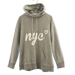 CHARI&CO. チャリアンドコー 日本製 プリント 長袖 スウェットパーカー XS グレー プルオーバー トレーナー メンズ 古着