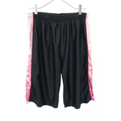 X-TEAM SPORTS エックス チームスポーツ ドット柄 バスケットボール ショートパンツ O ブラック ゲームパンツ メンズ 古着