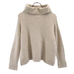 B:MING LIFE STORE by BEAMS ビーミングライフストアバイビームス 長袖 タートルネック セーター ONE SIZE ベージュ レディース 古着
