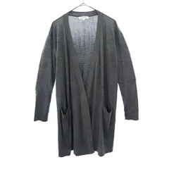 NARACAMICIE ナラカミーチェ 長袖 ロング カーディガン 1 グレー レディース 古着