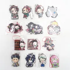 鬼滅の刃 ラバーストラップ 15点セット 炭治郎 禰豆子 冨岡義勇 嘴平伊之助 甘露寺蜜璃 等にとたん ガチャ カプセルトイ