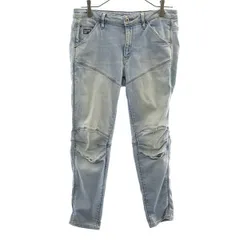 G-STAR RAW ジースターロウ スリムデニムパンツ W26 ブルー ジーパン レディース 古着
