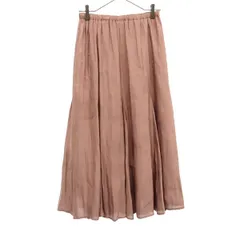 Mila Owen ミラオーウェン ロング丈 ギャザースカート 1 ピンク 09WNO195019 レディース 古着