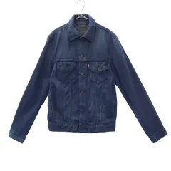 Levi's リーバイス デニムジャケット S ネイビー ジージャン メンズ 古着