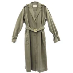 FEMINDTOKYO フェマイントウキョウ チェック トレンチコート F グレー レディース 古着