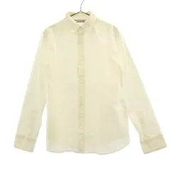 Umii908 ウミ キューゼロハチ 日本製 長袖 シャツ 3 ホワイト ブラウス レギュラーカラー 45RPM レディース 古着