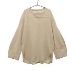 unfil アンフィル 長袖 パイル地 Tシャツ 1 ホワイト 日本製 メンズ 古着