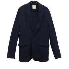 nano&co ナノアンドコー テーラードジャケット M ブラック ナノユニバース メンズ 古着