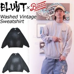25-26 BLUNT Washed Vintage Sweatshirt x Blaz (Masato Toda) - Men's & Women's Sweatshirt - Snowboard Apparel - Snow Wear - 2025