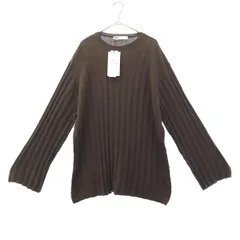 未使用 ZARA ザラ 長袖 ウールブレンド ニット XS-S ブラウン セーター レディース 古着