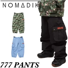 25-26 NOMADIK/ノマディック 777 pant メンズ レディース 防水パンツ スノーボードウェア スノーウェアー 2026のサムネイル