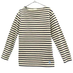 ORCIVAL オーシバル フランス製 ボーダー 長袖 Tシャツ バスクシャツ ボートネック ロゴワッペン レディース 古着