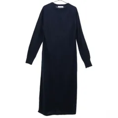 Sonny Label サニーレーベル 長袖 ロングワンピース F ネイビー アーバンリサーチ レディース 古着