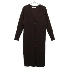 nano universe ナノユニバース 長袖 ワンピース F ブラウン レディース 古着