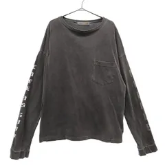 mellow people メローピープル ロゴプリント 長袖 Tシャツ F グレー DELTA メンズ 古着