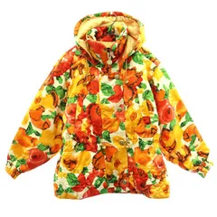 KENSHO ABE ケンショウ アベ 総柄 中綿ジャケット M 刺繍 レディース 古着