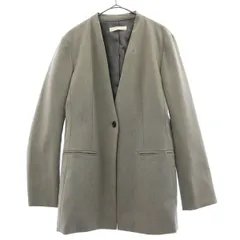 SENSE OF PLACE センスオブプレイス ノーカラージャケット one グレー アーバンリサーチ レディース 古着