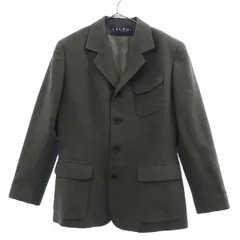 RALPH RALPH LAUREN ラルフ ラルフローレン ウール100％ テーラードジャケット 11 グレー レディース 古着