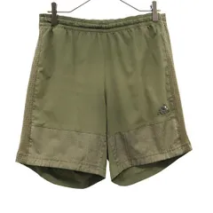 adidas アディダス SUPERNOVA ロゴプリント ランニング リフレクト ショートパンツ M カーキ スポーツ メンズ 古着