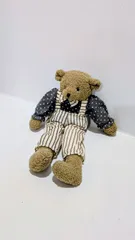 ✩.*˚ 再出品　小さめ　ヴィンテージ ベア　アンティークベア　襤褸　✩.*˚ ☆ ᔦᔧ✩ ヴィンテージベア ワンコ DDRベア アンティークベア ✩ᔦᔧ