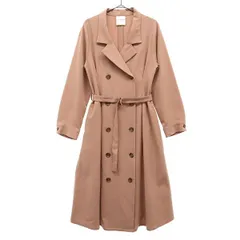 Ray Beams レイビームス ダブルブレスト トレンチコート ピンク レディース 古着