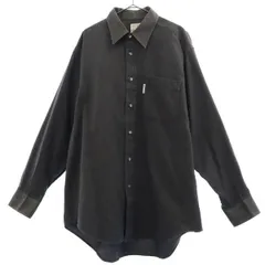 Enrico Coveri エンリココベリ 長袖 シャツ L グレー メンズ 古着