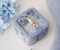 携帯用 ジュエリーボックス アクセサリー収納ケース 旅行用 コンパクト