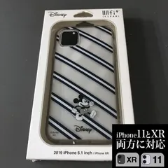 ディズニーキャラクター IIIIfit Clear iPhone11 iPhoneXR 対応ケース DN-656A ミッキーマウスのサムネイル