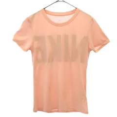 NIKE ナイキ プリント トレーニング 半袖 ウェア S ピンク Tシャツ スポーツ レディース 古着