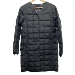 TAION(タイオン) ダウンコート レディース - 黒 長袖/×UNITED ARROWS GREEN LABEL RELAXING/収納袋付き/冬