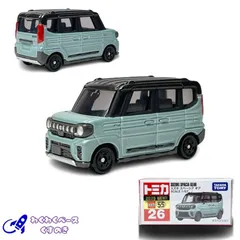 タカラトミー トミカ 26 スズキ スペーシア ギア トミカシリーズ No.26 ミニカー スズキ SUZUKI 日本車 軽自動車 青 ブルー 3歳以上 モデルカーのサムネイル