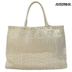 美品 アンテプリマ ANTEPRIMA 現行商品 999コレクション イントレッチオ ショルダー トートバッグ ピュアシルバー レディー オフィス 旅 定価167200円