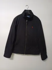 POLO RALPH LAUREN(ポロラルフローレン) 起毛 ブルゾン アウター (ブラック レディース100 メンズ95)