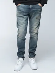 ダメージ加工 ストレッチ ジップフライ ジーンズJOGG D-STRUKT ブランド メンズ 男性 ボトムス ジーンズ DIESEL (ディーゼル)