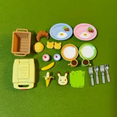 廃盤)付属品あり)シルバニアファミリー 朝食セット (2956)