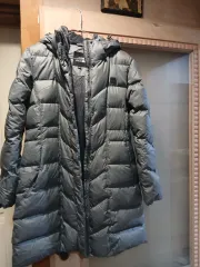 THE NORTH FACE ザノースフェイス正規品 レディース ダウンジャケット ロング丈 グレー