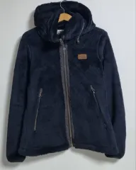 実寸 S (55) THE NORTH FACE ザノースフェイス ブラック フリース フリース フード ジップアップ