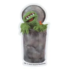 【メール便】セサミストリート ダイカットシール ステッカー オスカー  デコシール キャラクター グッズ 