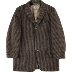 古着 70年代 An English Sport Coat Harris Tweed ハリスツイード ストライプ柄 ウールテーラードジャケット メンズM相当/eaa604531