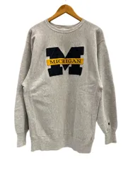 チャンピオン Champion 90s～ ヴィンテージ vintage 刺繍タグ リバースウィーブ REVERSE WEAVE US古着 MICHIGAN ミシガン XXL スウェット グレー 3Lサイズ 101MT-5532