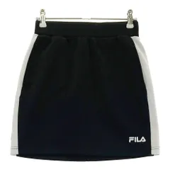 サイズ：S FILA GOLF フィラゴルフ  ストレッチ スカート  ブラック系 [240101595094] ゴルフウェア レディース ストスト