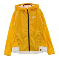 サイズ：0 NEW BALANCE GOLF ニューバランス  裏起毛 ジップパーカー ロゴ総柄 イエロー系 [240101595848] ゴルフウェア レディース ストスト