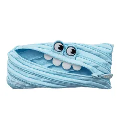 ☆ ゴージモンスター.ブルー ☆ ジップイット zipit ペンケース 筆箱 ジップイット zipit モンスターペンケース ペンケース ペンポーチ ペン入れ 筆入れ ポーチ 大きめ 小物入れ おしゃれ 高校生 かわいい 大容量 女子 男子 女の子 男の子