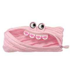 ☆ ゴージモンスター.ピンク ☆ ジップイット zipit ペンケース 筆箱 ジップイット zipit モンスターペンケース ペンケース ペンポーチ ペン入れ 筆入れ ポーチ 大きめ 小物入れ おしゃれ 高校生 かわいい 大容量 女子 男子 女の子 男の子