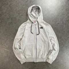 THE NORTH FACE Logo Hoodie Full-Zip Jacket ザノースフェイス スウェット フルジップ パーカー フーディー ジャケット ロゴ刺繍 グレー 灰 メンズ