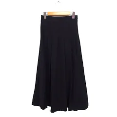 オリーブデオリーブ OLIVE des OLIVE プリーツスカート ロング マキシ丈 無地 シンプル F ブラック 黒 /FT15