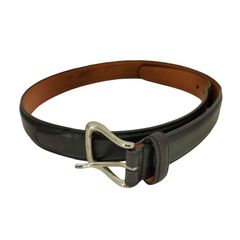 ユナイテッドアローズ UNITED ARROWS HERITAGE CRAFTS GENUINE CORDOVAN ヘリテージクラフト コードバン レザーベルト メンズ  32/80