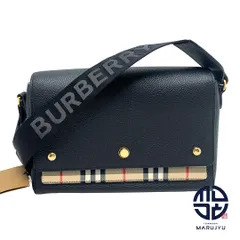 BURBERRY バーバリー 黒 ブラック チェック ノートバッグ ショルダー 80211101 クロスボディバッグ 鞄 カバン ブランド